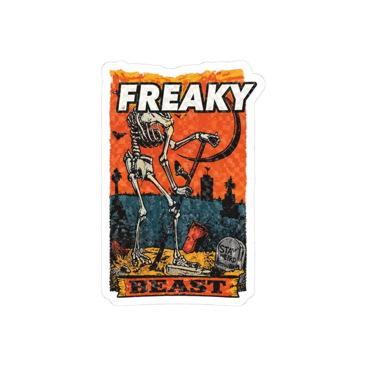sam sulek freaky - Official Stickers merchandise