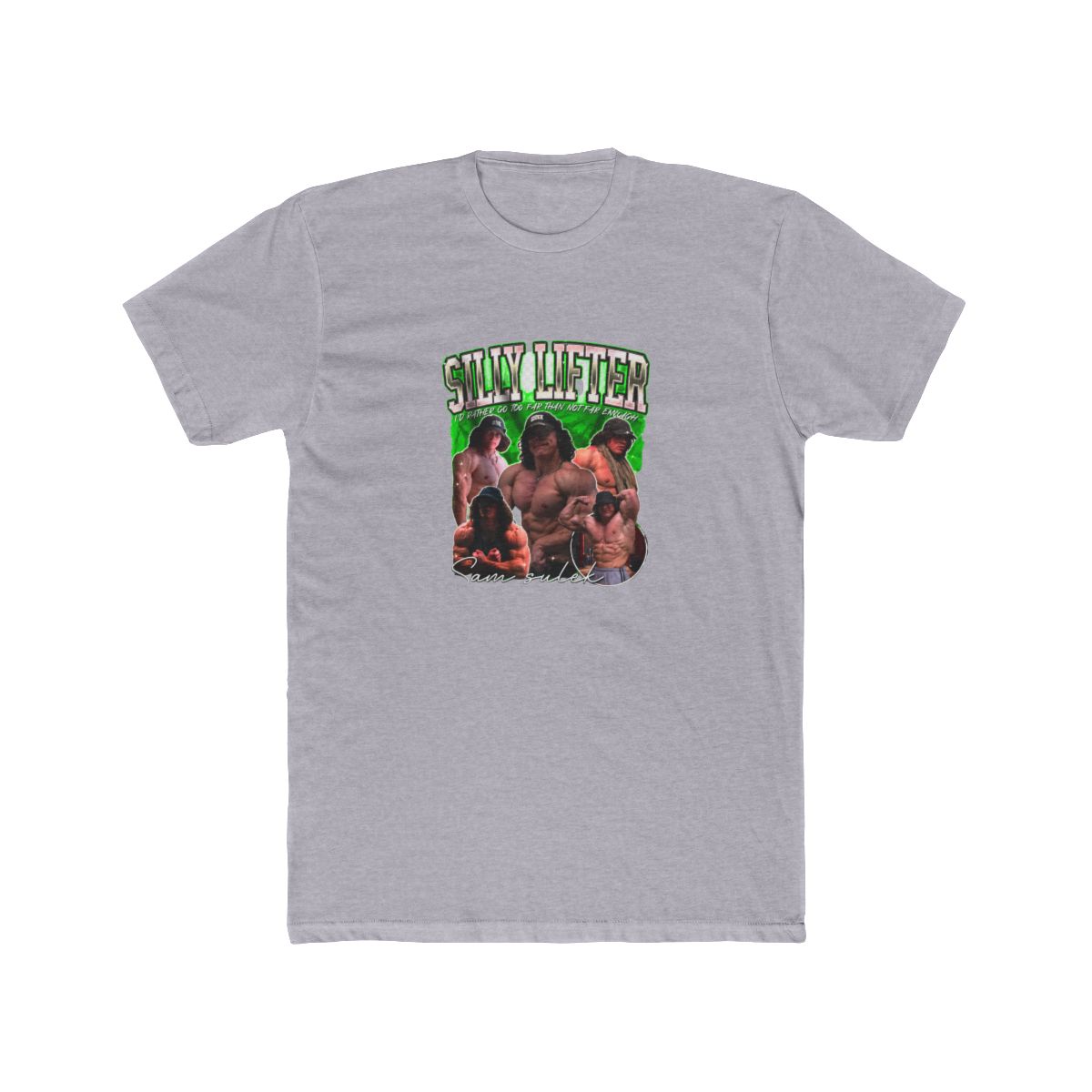 Sam Sulek "SILLY LIFTER" Unisex Tee - alternate angle 5, merchandise