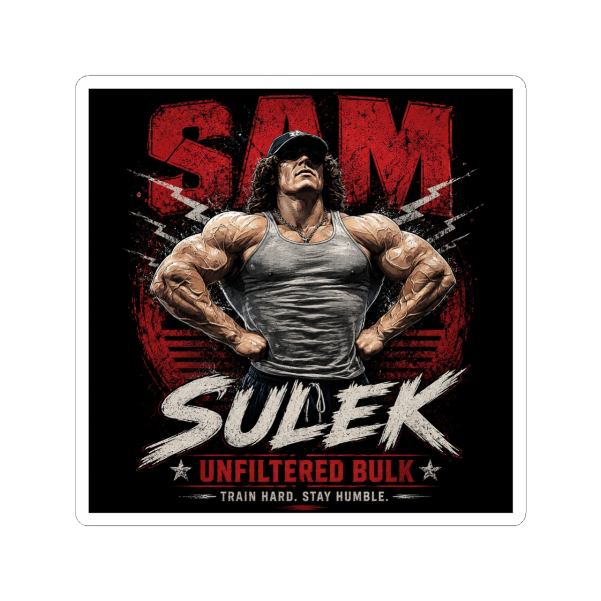 Sam Sulek Sticker - alternate angle 1, merchandise