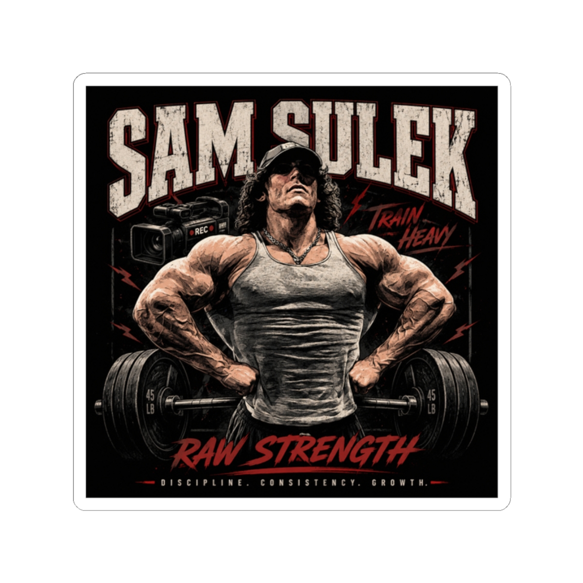 Sam Sulek Sticker #3 - alternate angle 1, merchandise