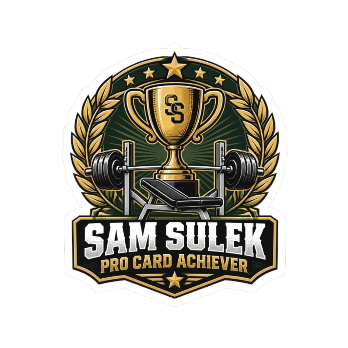 Sam Sulek "Sam Sulek Pro Card Achiever" Sticker